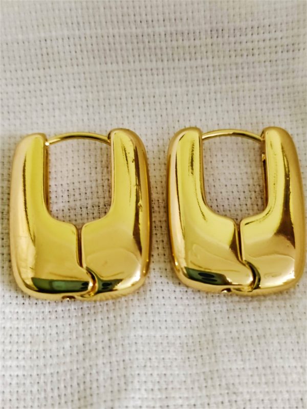 Puffy oval hoops - Image 3