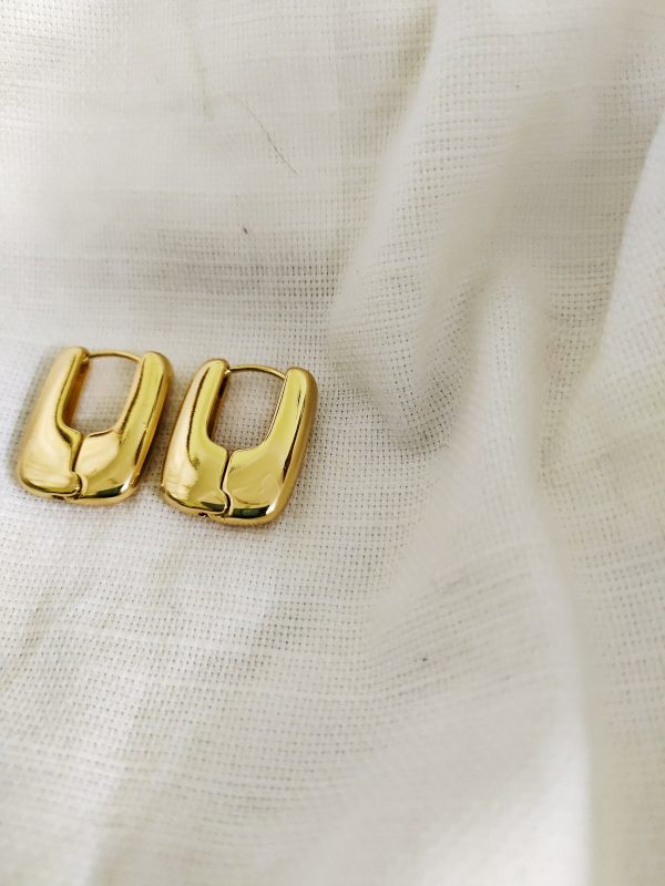 Puffy oval hoops - Image 2