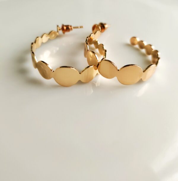 Waves Pattern Hoops - Image 2