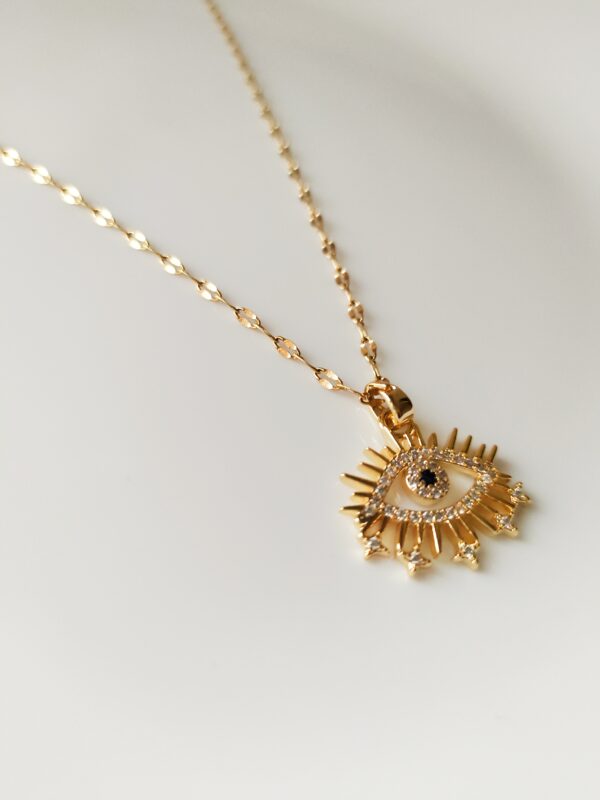 Golden Evil Eye Necklace