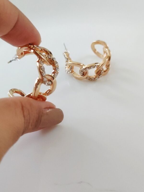 Zircon Link Hoops - Image 2