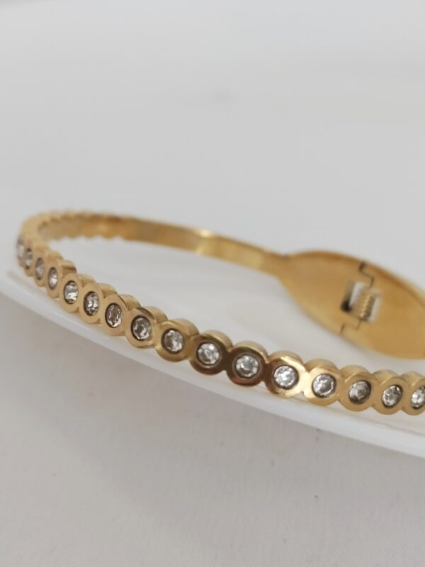 Round Bubble Studded Bangle - Image 3