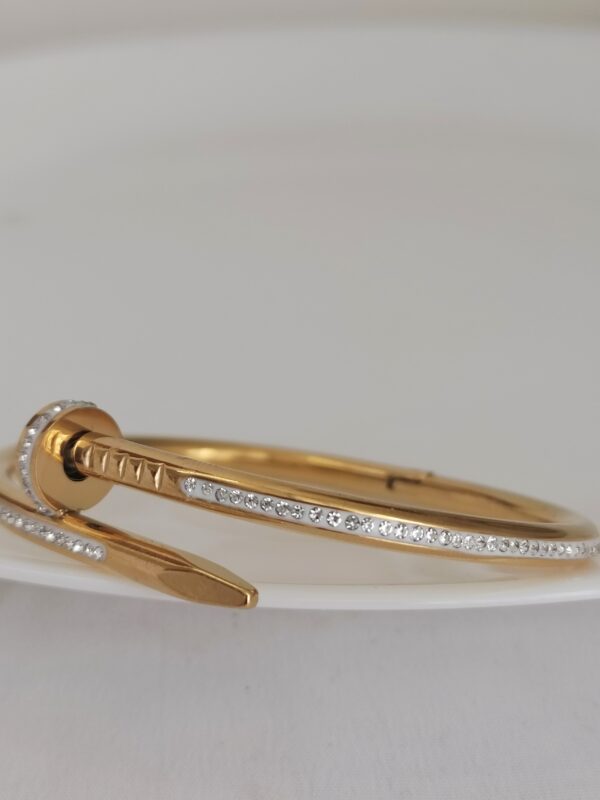 Studded Nail Bangle - Image 3