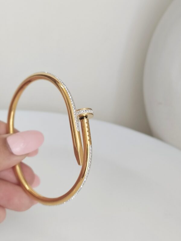 Studded Nail Bangle - Image 2