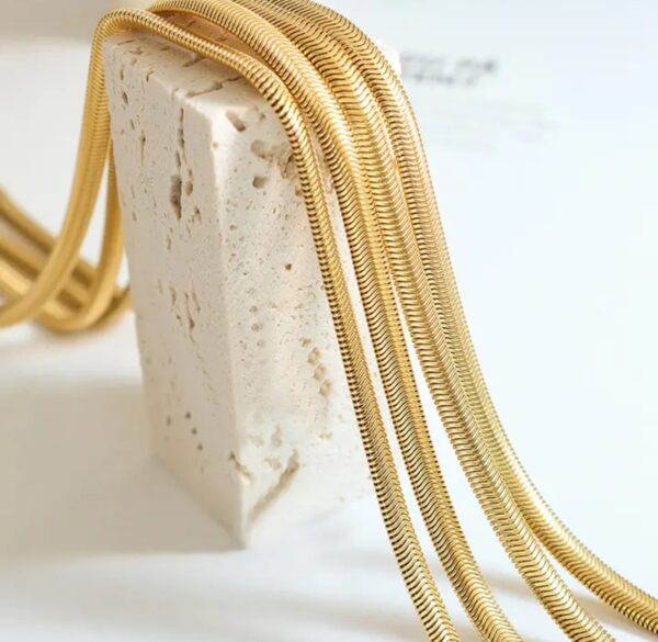 Herringbone chain necklace - Image 2
