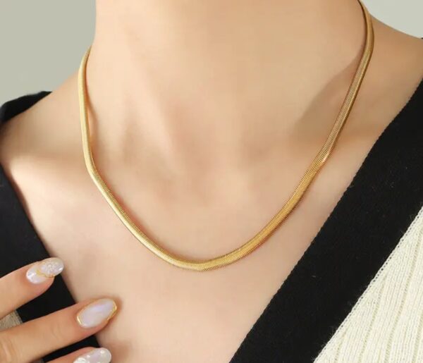 Herringbone chain necklace - Image 3