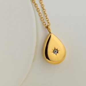 Dainty Celestial Drop Necklace