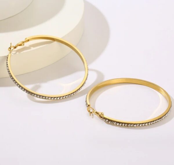 Crystal Hoops