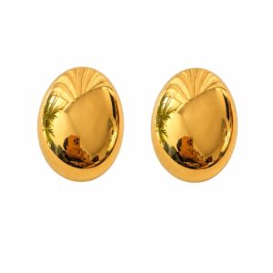 Bold Oval Statement Studs