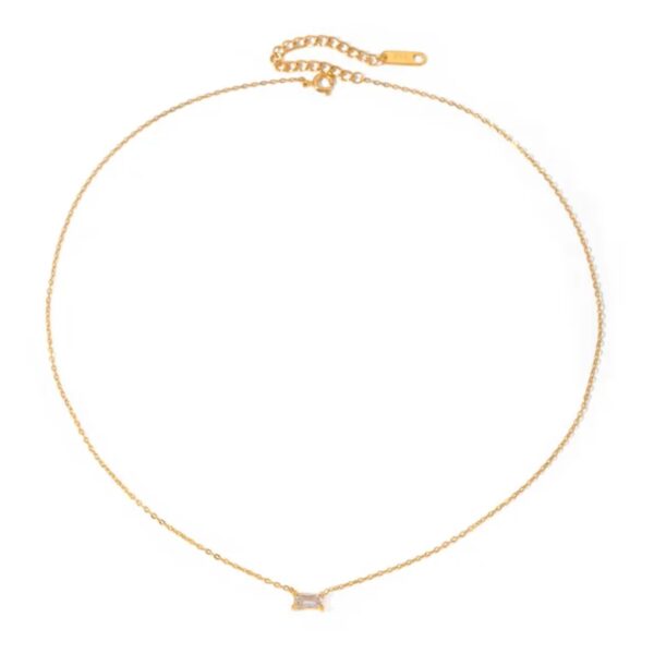Square dainty necklace - Image 2