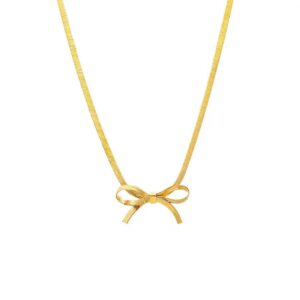 Dainty Bow Necklace