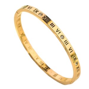 Roman numeral bangle