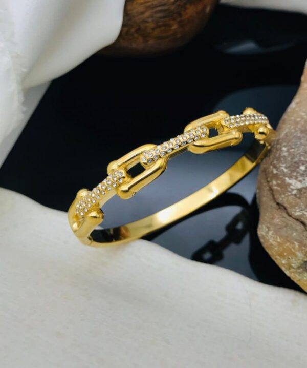 Link Studded Bangle - Image 2