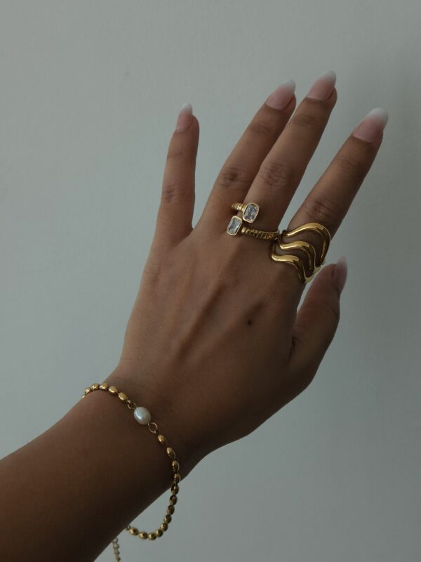 Dual zircon ring - Image 5