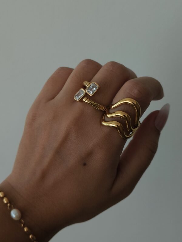 Dual zircon ring - Image 4