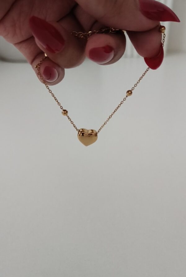 Dainty Heart bracelet/ Anklet - Image 2