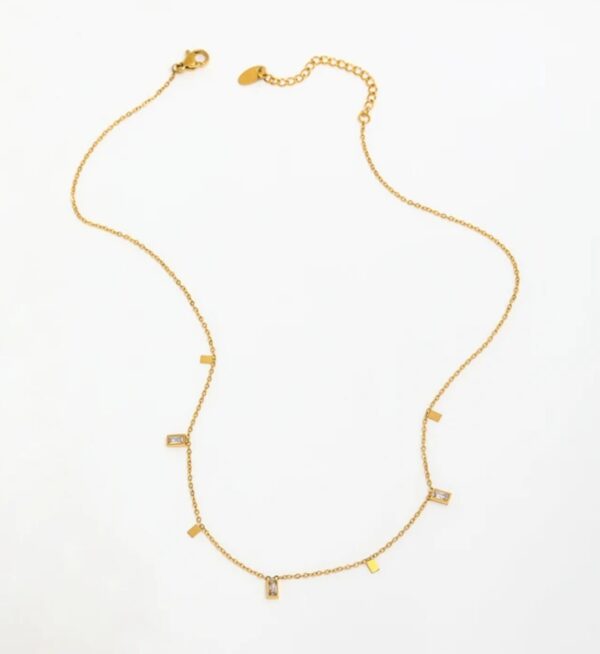 Cubic stone necklace - Image 2