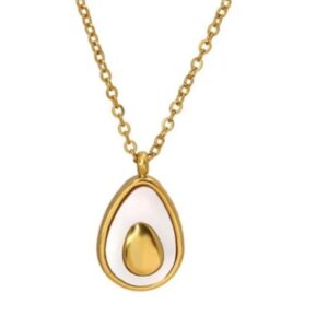 Avacado pendant necklace