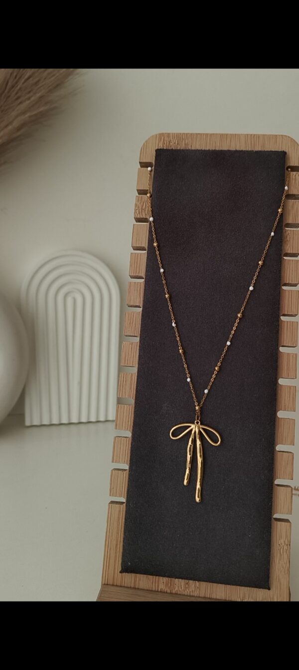 Coquette bow necklace - Image 3