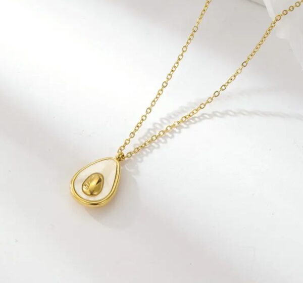 Dainty avacado necklace - Image 3
