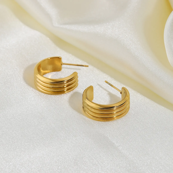 Basic three line hoops - Image 3