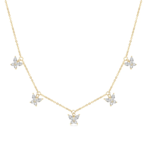 Dainty butterfly necklace