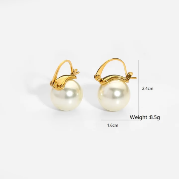 Pearl Drop earrings - Image 3