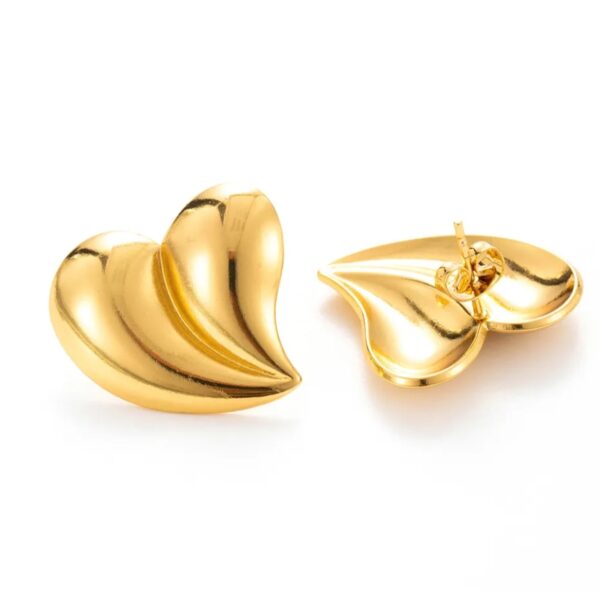 Chunky heart studs - Image 2