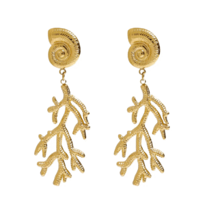 Coral shell dangler