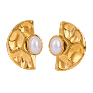 Semi structural pearl studs