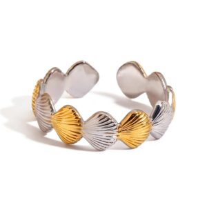 Dual Tone shell Ring