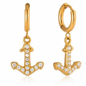 Tiny Studded Anchor Huggies