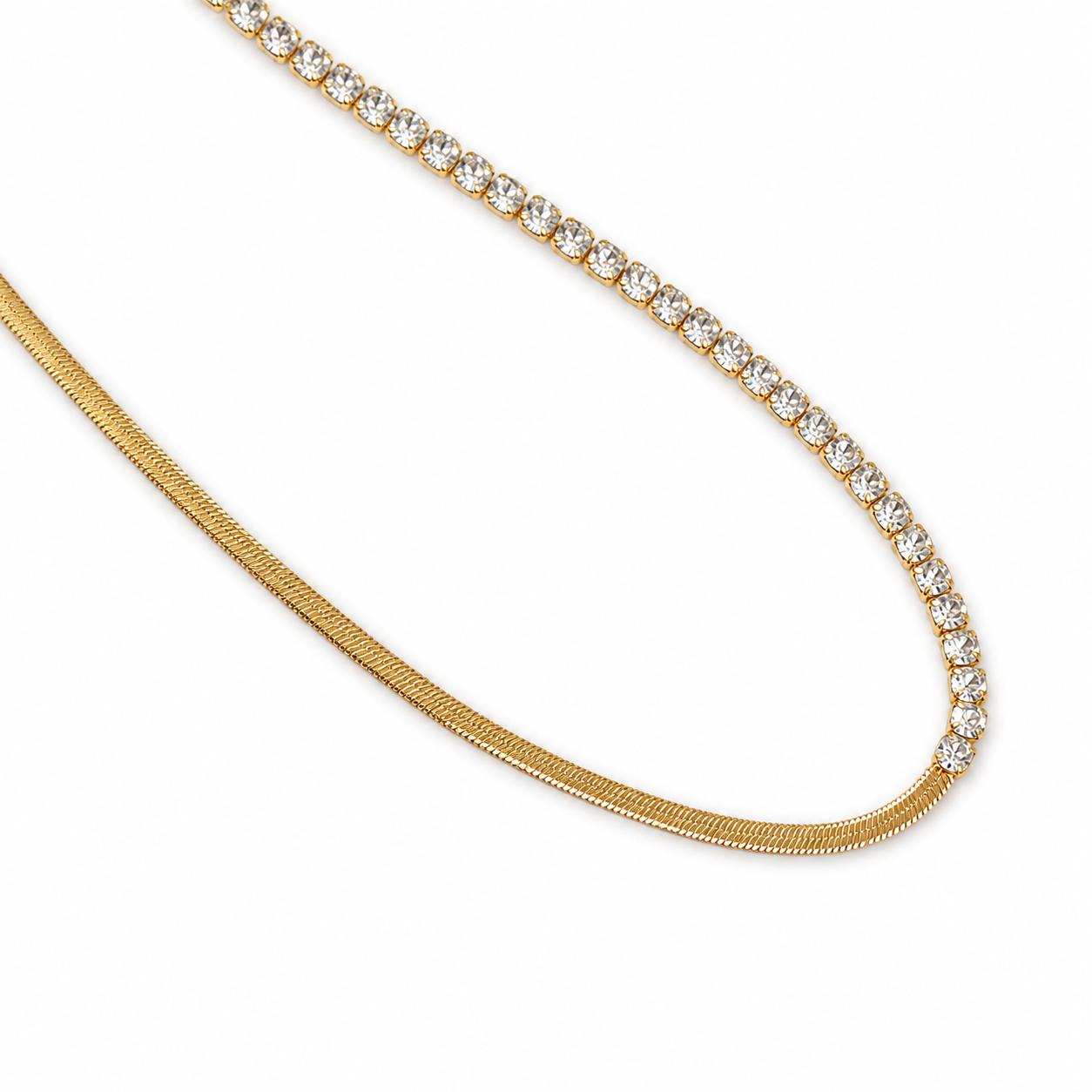 Tennis snake Chain Necklace - Image 2