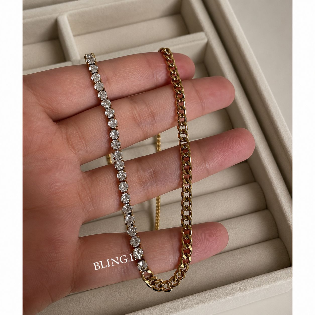 Cuban Tennis Necklace - Image 2