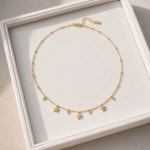 Minimal Star Charm necklace