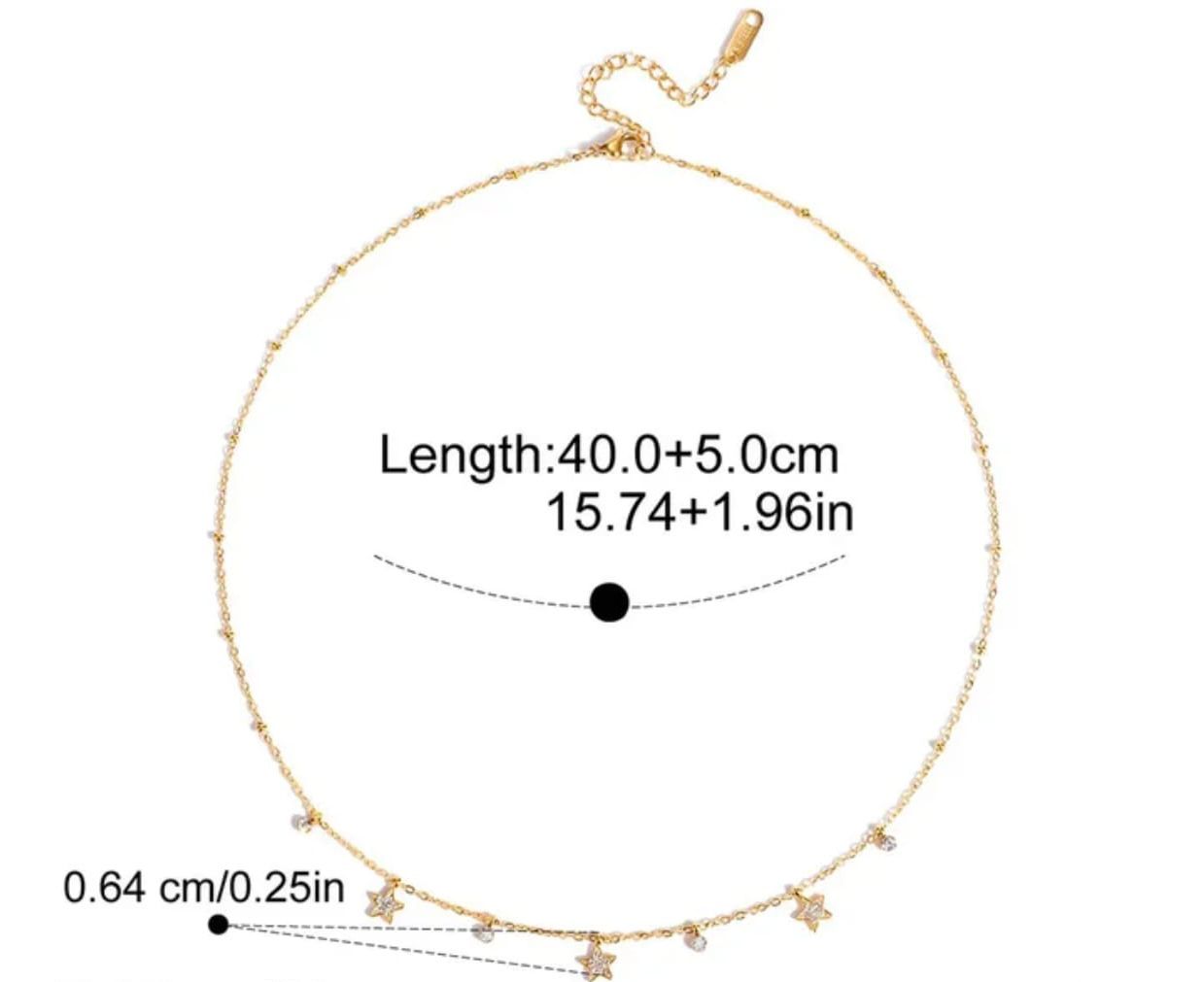 Minimal Star Charm necklace - Image 3