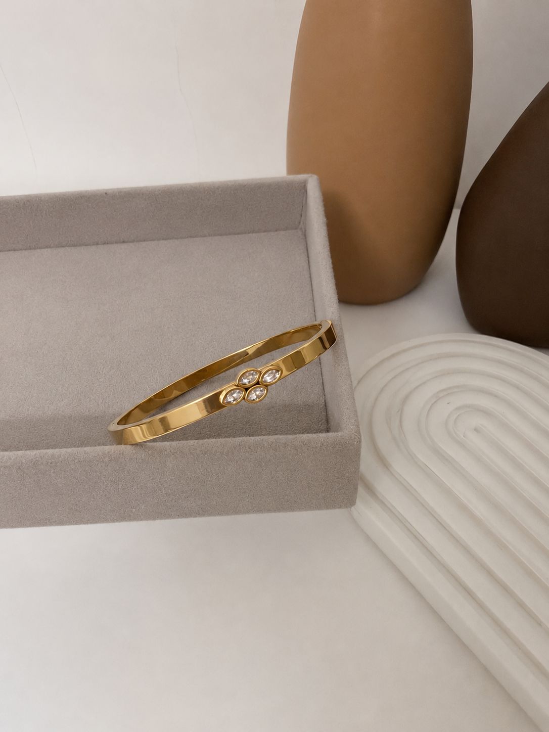 Marquise Clover Bangle - Image 2