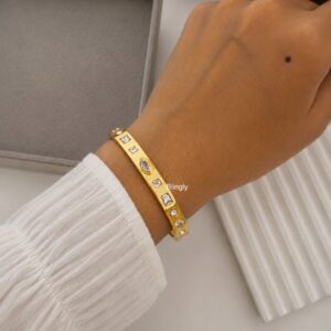 Mosaic Geometry Bangle