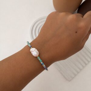 Ocean Pearl Beaded Bracelet